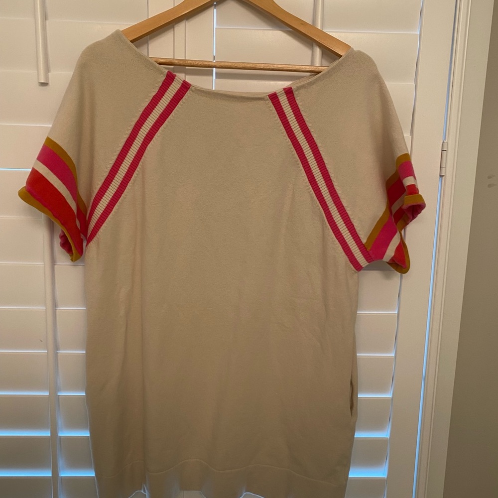 Free People cotton tunic shirt mini dress, size extra small with pockets XS